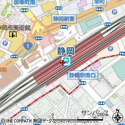 ウエルシア静岡駅アスティ店周辺の地図
