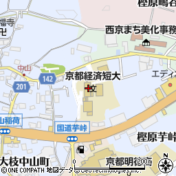 京都経済短期大学周辺の地図