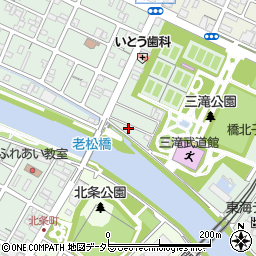 三重県四日市市新浜町3-5周辺の地図