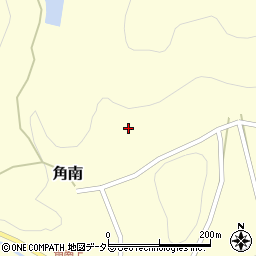 岡山県美作市角南334周辺の地図