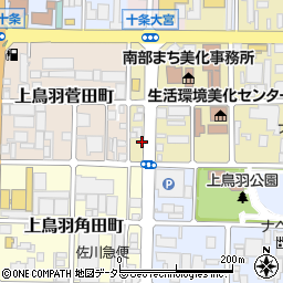 京都府京都市南区西九条森本町16周辺の地図