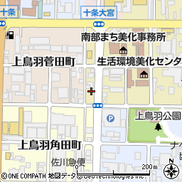 京都府京都市南区西九条森本町15周辺の地図
