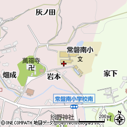 愛知県岡崎市田口町岩本周辺の地図