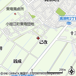 愛知県刈谷市小垣江町己改166周辺の地図