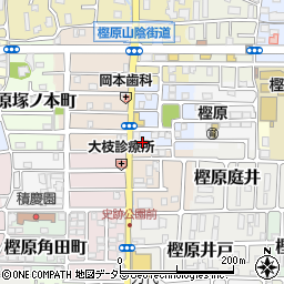 京都信用金庫樫原支店周辺の地図