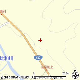広島県庄原市比和町木屋原128周辺の地図