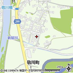 島根県江津市敬川町3-42周辺の地図