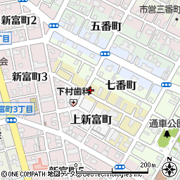 静岡県静岡市葵区八番町周辺の地図