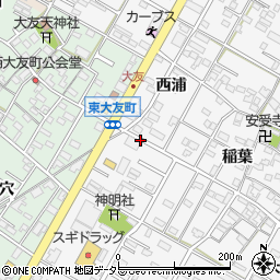 [葬儀場]イズモホール矢作周辺の地図