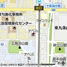 京都府京都市南区西九条森本町86周辺の地図