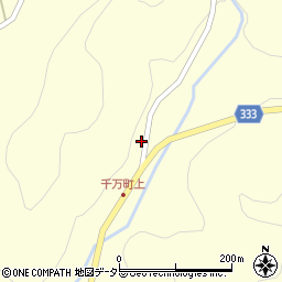 愛知県岡崎市千万町町大栗25周辺の地図