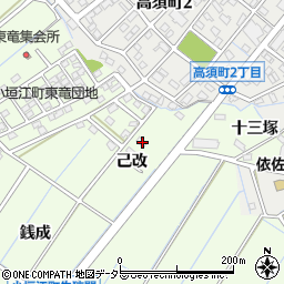 愛知県刈谷市小垣江町己改183周辺の地図