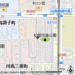 京都府京都市西京区川島松園町14周辺の地図