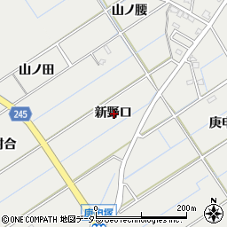 愛知県刈谷市高須町新野口周辺の地図