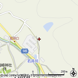 兵庫県加西市若井町周辺の地図