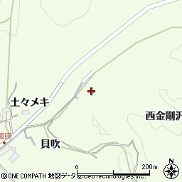 愛知県岡崎市板田町清水本周辺の地図