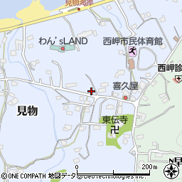 千葉県館山市見物120-1周辺の地図