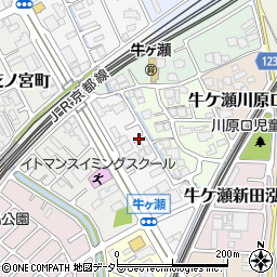 京都府京都市西京区牛ケ瀬南ノ口町周辺の地図