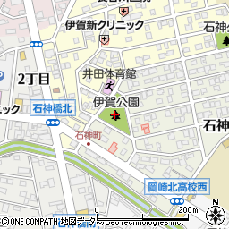 愛知県岡崎市石神町4周辺の地図