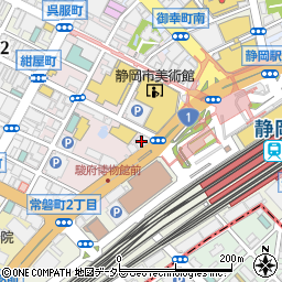 株式会社かわでん静岡営業所周辺の地図