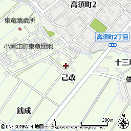 愛知県刈谷市小垣江町己改165周辺の地図