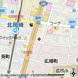 岡崎錦愛昇殿周辺の地図
