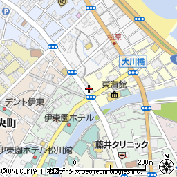くるまやラーメン 伊東店周辺の地図