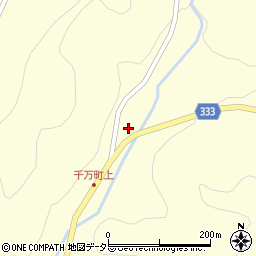 愛知県岡崎市千万町町大栗28周辺の地図