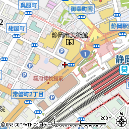 セブンイレブン静岡紺屋町店周辺の地図