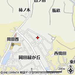 愛知県知多市岡田緑が丘3周辺の地図