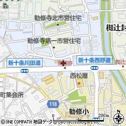 京都市勧修老人デイサービスセンター指定通所介護事業所周辺の地図