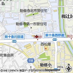 京都市勧修老人デイサービスセンター周辺の地図