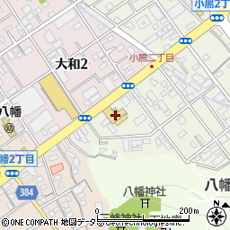 トヨタユナイテッド静岡　小黒店周辺の地図