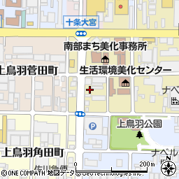 京都府京都市南区西九条森本町60周辺の地図
