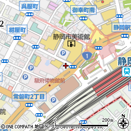 株式会社中日新聞社静岡総局周辺の地図