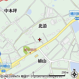 愛知県知多郡東浦町緒川北添10周辺の地図
