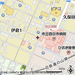 たんぽぽ薬局　四日市中央店周辺の地図