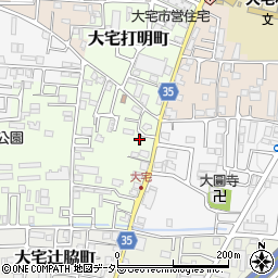 京都府京都市山科区大宅坂ノ辻町22周辺の地図