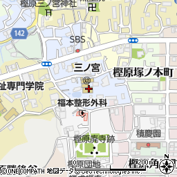 京都府京都市西京区樫原杉原町周辺の地図