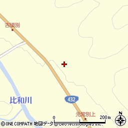 広島県庄原市比和町木屋原125周辺の地図