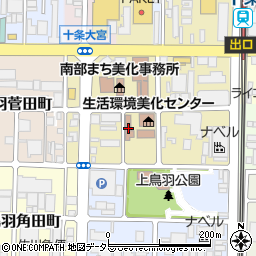 京都府京都市南区西九条森本町62周辺の地図