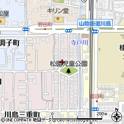 京都府京都市西京区川島松園町15周辺の地図