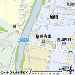 静岡県伊豆市加殿23周辺の地図