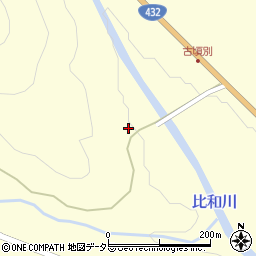 広島県庄原市比和町木屋原194周辺の地図