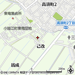 愛知県刈谷市小垣江町己改163周辺の地図