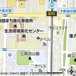 京都府京都市南区西九条森本町83周辺の地図