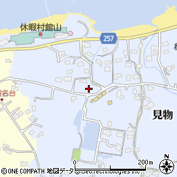 千葉県館山市見物586-1周辺の地図