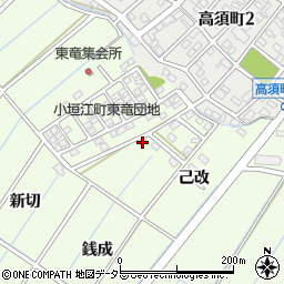 愛知県刈谷市小垣江町己改169周辺の地図
