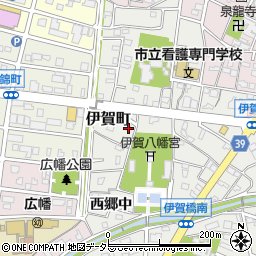 愛知県岡崎市伊賀町177周辺の地図