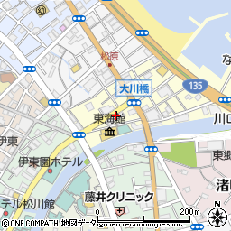 静岡県伊東市東松原町13周辺の地図